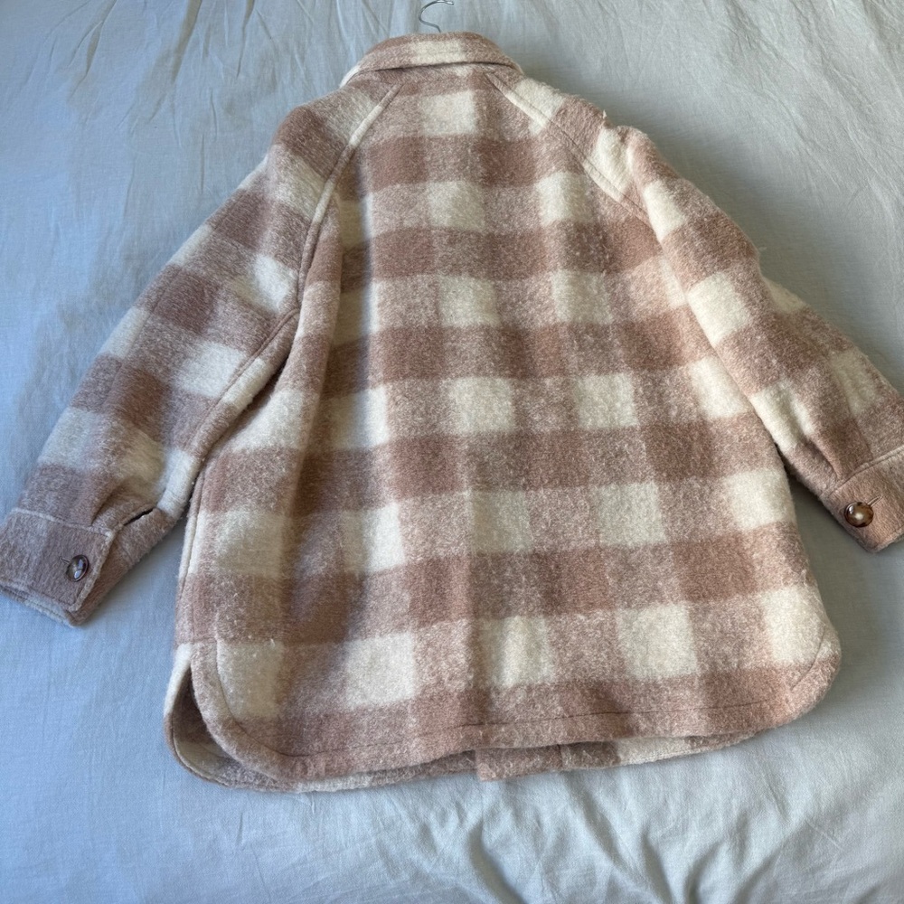 Sezane Joe Coat Ecru Beige - Picture 10 of 10